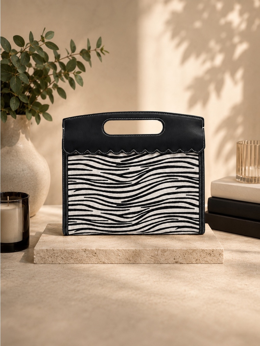Stoney Clover‎ Lane Black and White Clutch